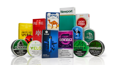 Cigarette Brand Logo Sticker