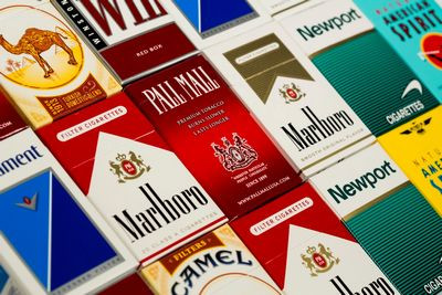 Cigarette Brand Wallpaper Sticker