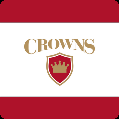 Crowns Cigarette Brand Logo Sticker