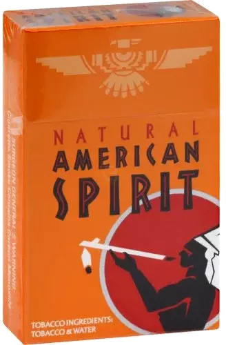 American Spirit Orange Box