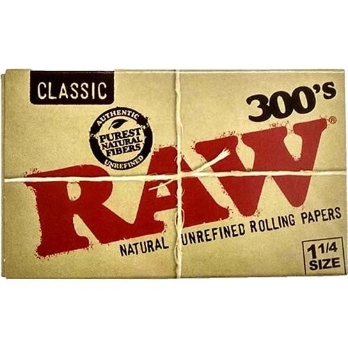PAPERS RAW CLASSIC PRE ROLLED 300'S