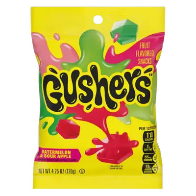 GUSHERS FRUIT CANDY STICKER