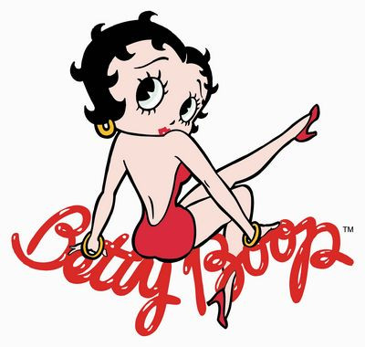 Betty Boop Cartoon Sticker 2600