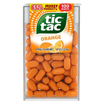 TicTac Orange  Candy Sticker