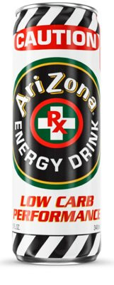 Arizona RX Fruit Punch Can Shaped Sticker