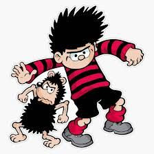 dennis menace old original Sticker