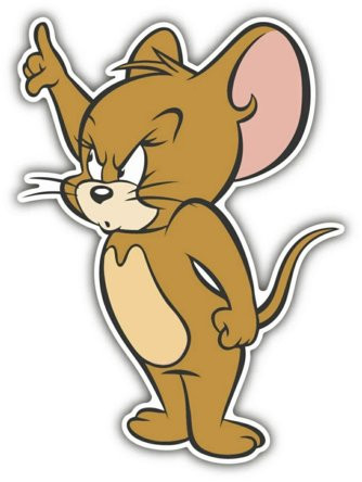 Tom and Jerry Cartoon Sticker Decal 2