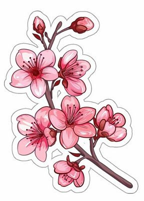Flower Sticker 12