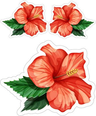 Flower Stickers 02