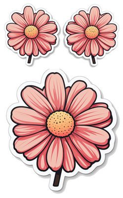 Flower Stickers 17