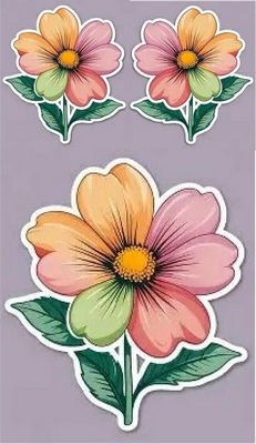 Flower Stickers 22