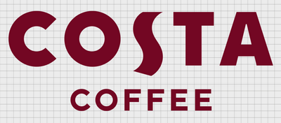 COSTA COFFEE LOGO STICKER