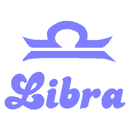 Libra zodiac decal 170A