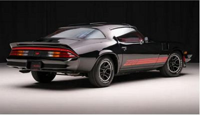 CAMARO Z28 BLACK car pic sticker