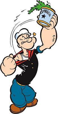 Popeye Sticker Spinach 3