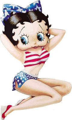 Boop Patriotic Sticker