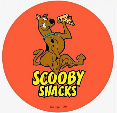 Scooby Round Scooby Snacks Sticker
