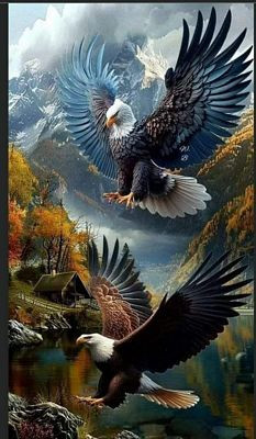 EAGLE BIRD AI ART STICKER 18