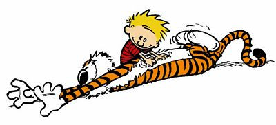 Calvin and Hobbes Color Diecut Decal 5