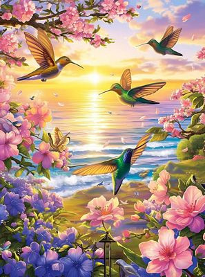 HUMMING BIRD AI ART STICKER 20