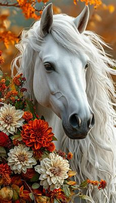 HORSE AI ART STICKER 03