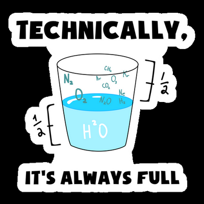 big bang theory ALWAYS FULL sticker