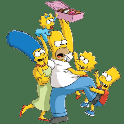 homer donuts for all simpsons sticker