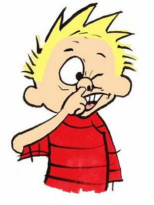 Calvin Faces Color Diecut Decal 3