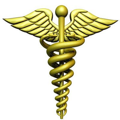 caduceus Medical Color Sticker
