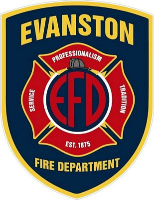 Evanston Fire Department Logo Sticker