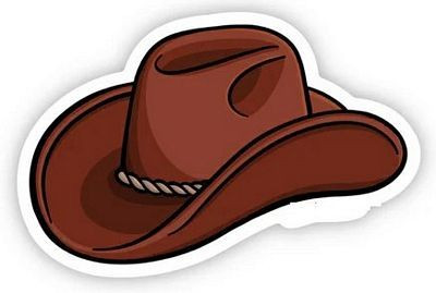 Cowboy Hat Cowboy Sticker 44