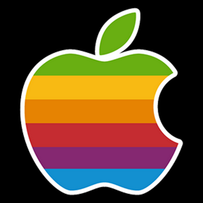 APPLE LOGO LGBTQ sticker