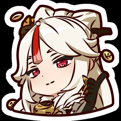 GENSHIN Cartoon Sticker 18