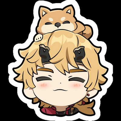 GENSHIN Cartoon Sticker 32