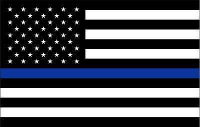 Thin Blue Line USA BACK POLICE STICKER