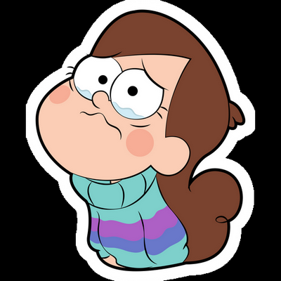 Gravity Falls Cartoon Sticker 05