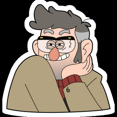 Gravity Falls Cartoon Sticker 10