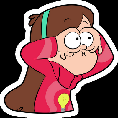 Gravity Falls Cartoon Sticker 17