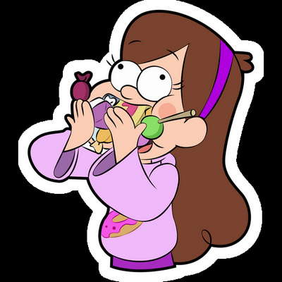 Gravity Falls Cartoon Sticker 18