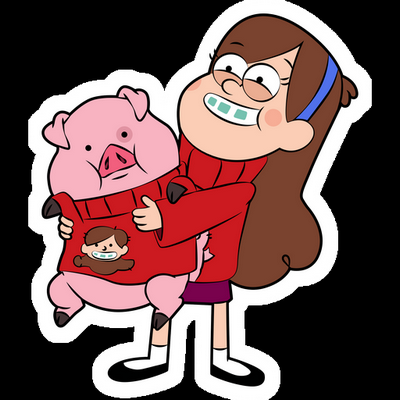 Gravity Falls Cartoon Sticker 21