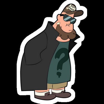 Gravity Falls Cartoon Sticker 22