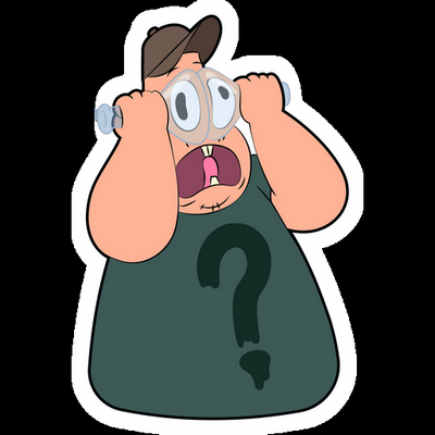 Gravity Falls Cartoon Sticker 48