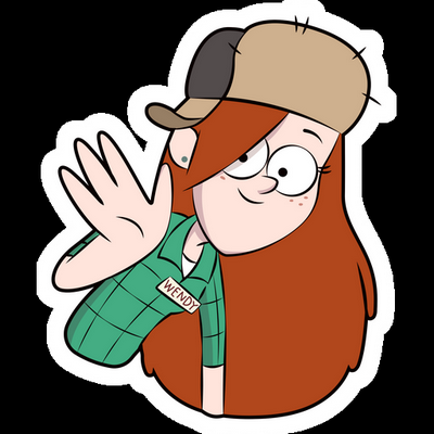 Gravity Falls Cartoon Sticker 49
