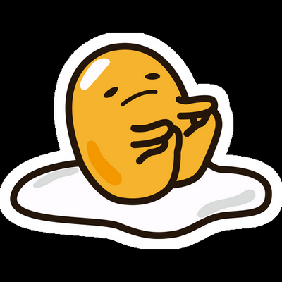 GUDETAMA Cartoon Sticker 01