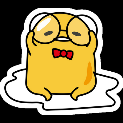 GUDETAMA Cartoon Sticker 08