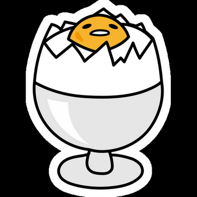 GUDETAMA Cartoon Sticker 24