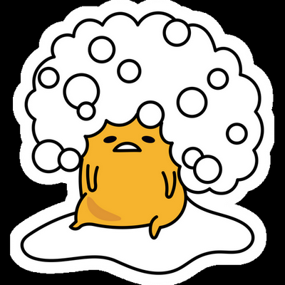 GUDETAMA Cartoon Sticker 57