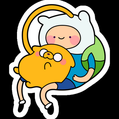 JAKE Cartoon Sticker 27