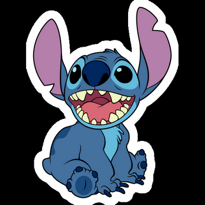 LILO & STITCH Cartoon Sticker 06