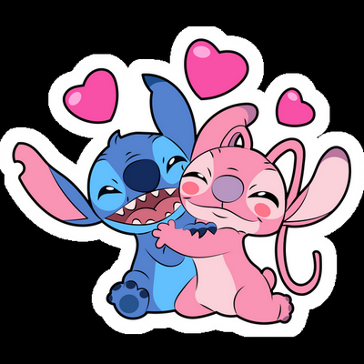 LILO & STITCH Cartoon Sticker 09